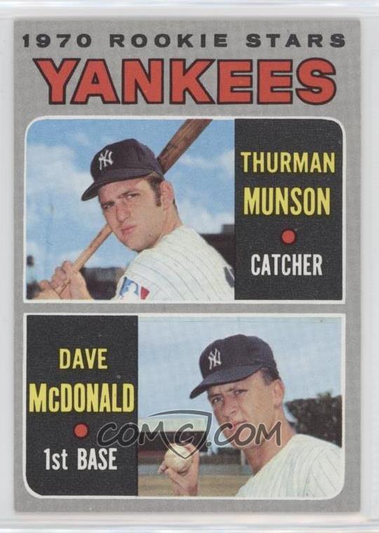 Thurman Munson (New York Yankees) 1971 Topps All Star Rookie Card