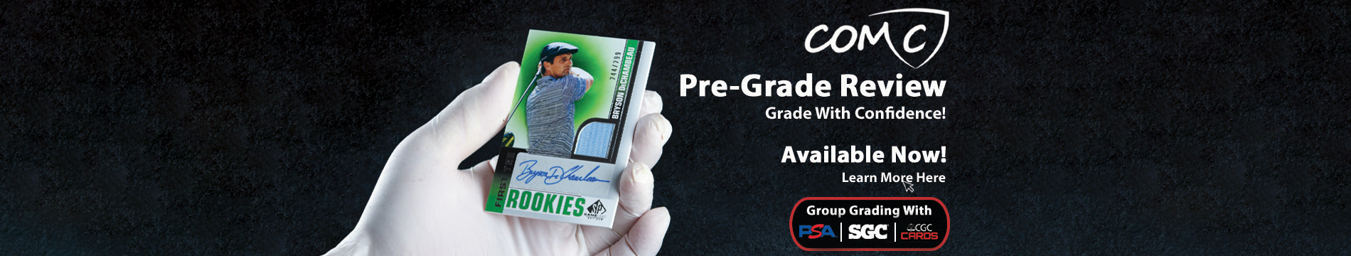 May 2025 Pre-Grade Review Banner New 1.1 – COMC Blog